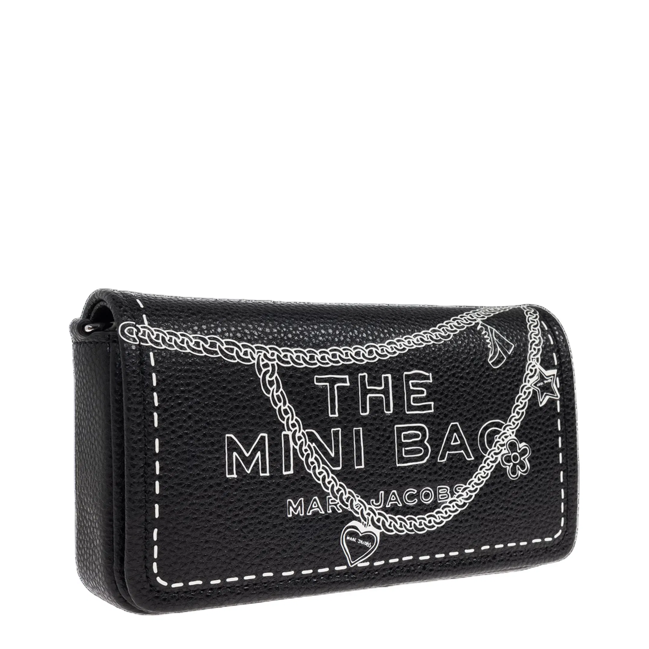 Mini Trompe Loeil Shoulder Bag - Black