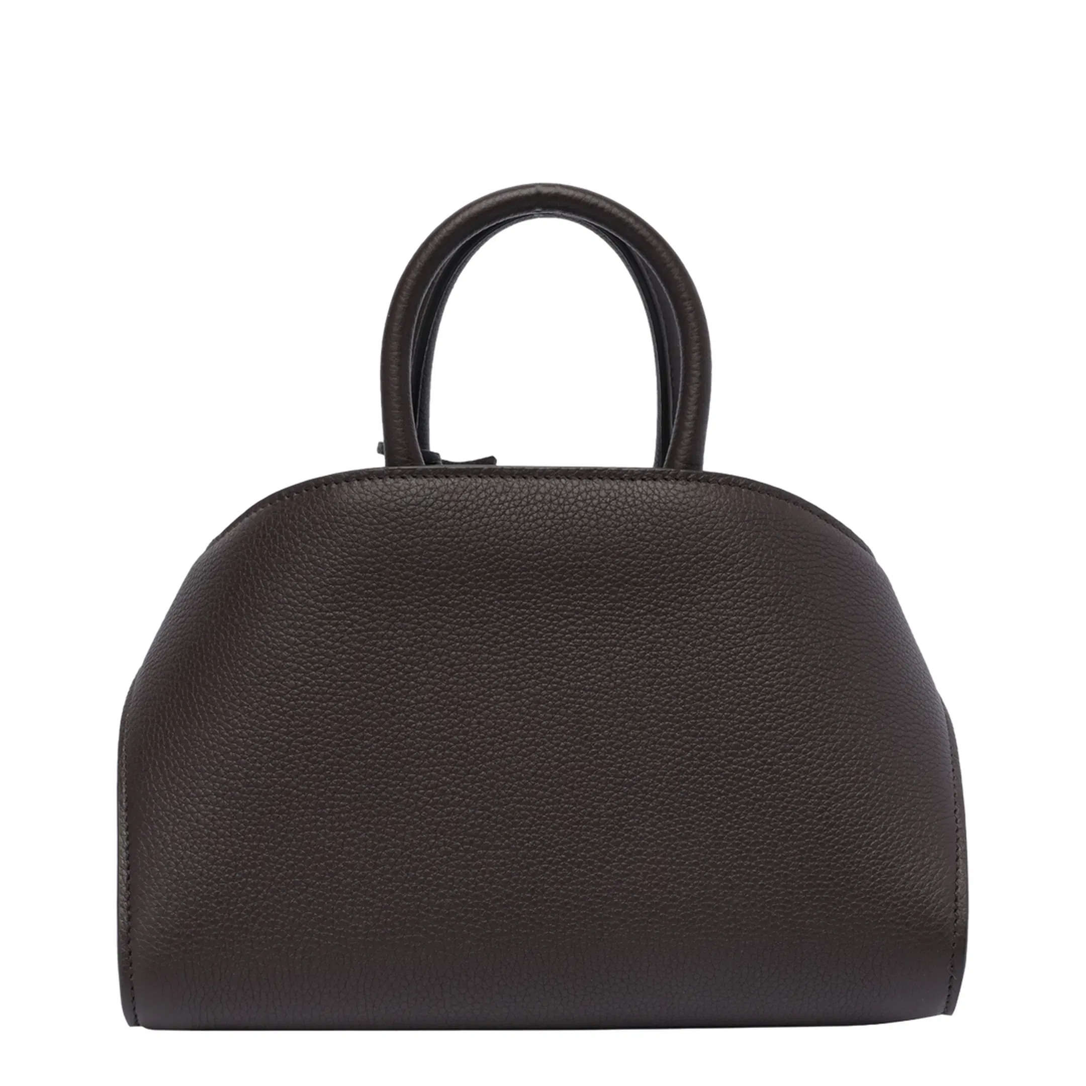 Mini Hug Bicolor Hand Bag - Dark Brown