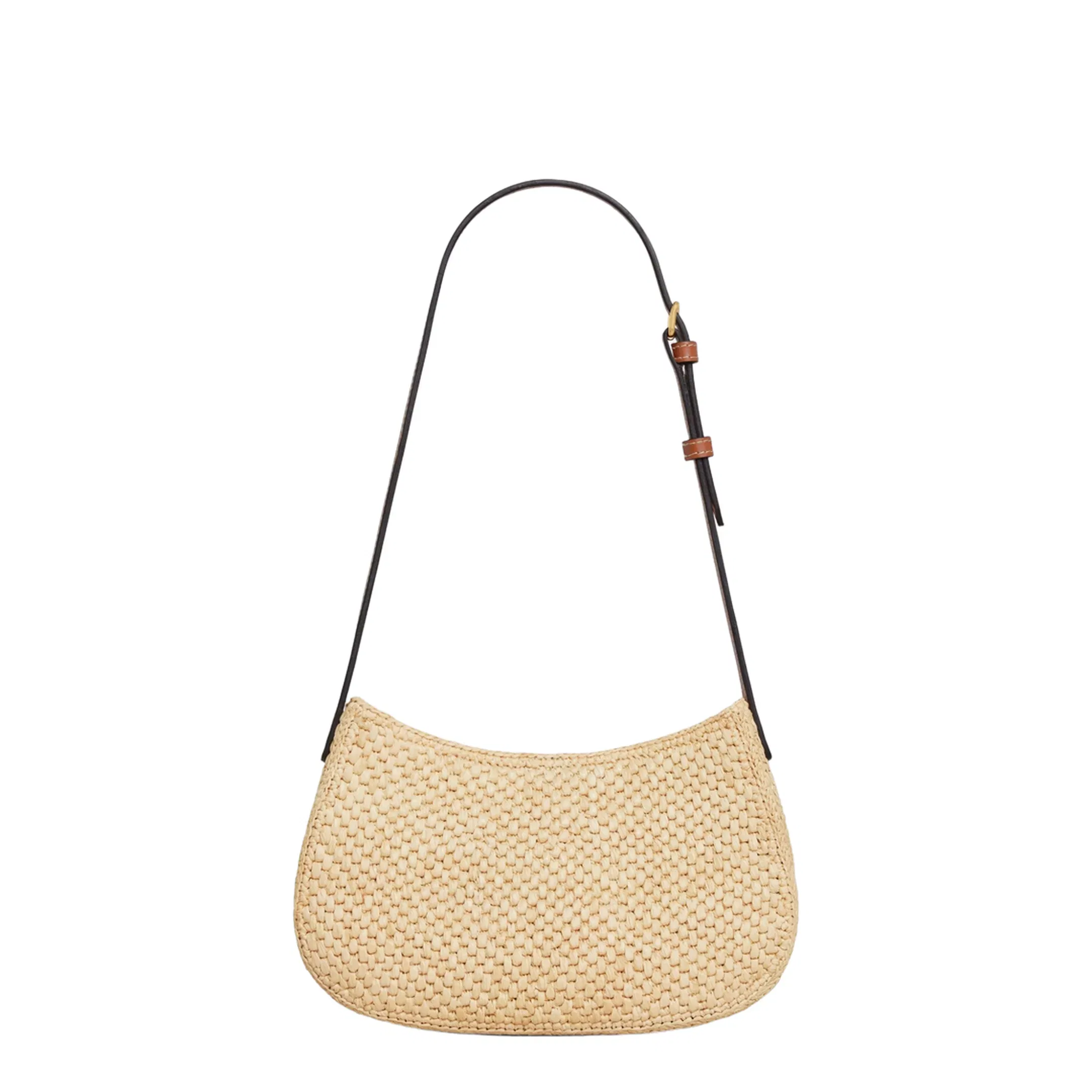 Medium Tilly Calfskin Shoulder Bag - Natural