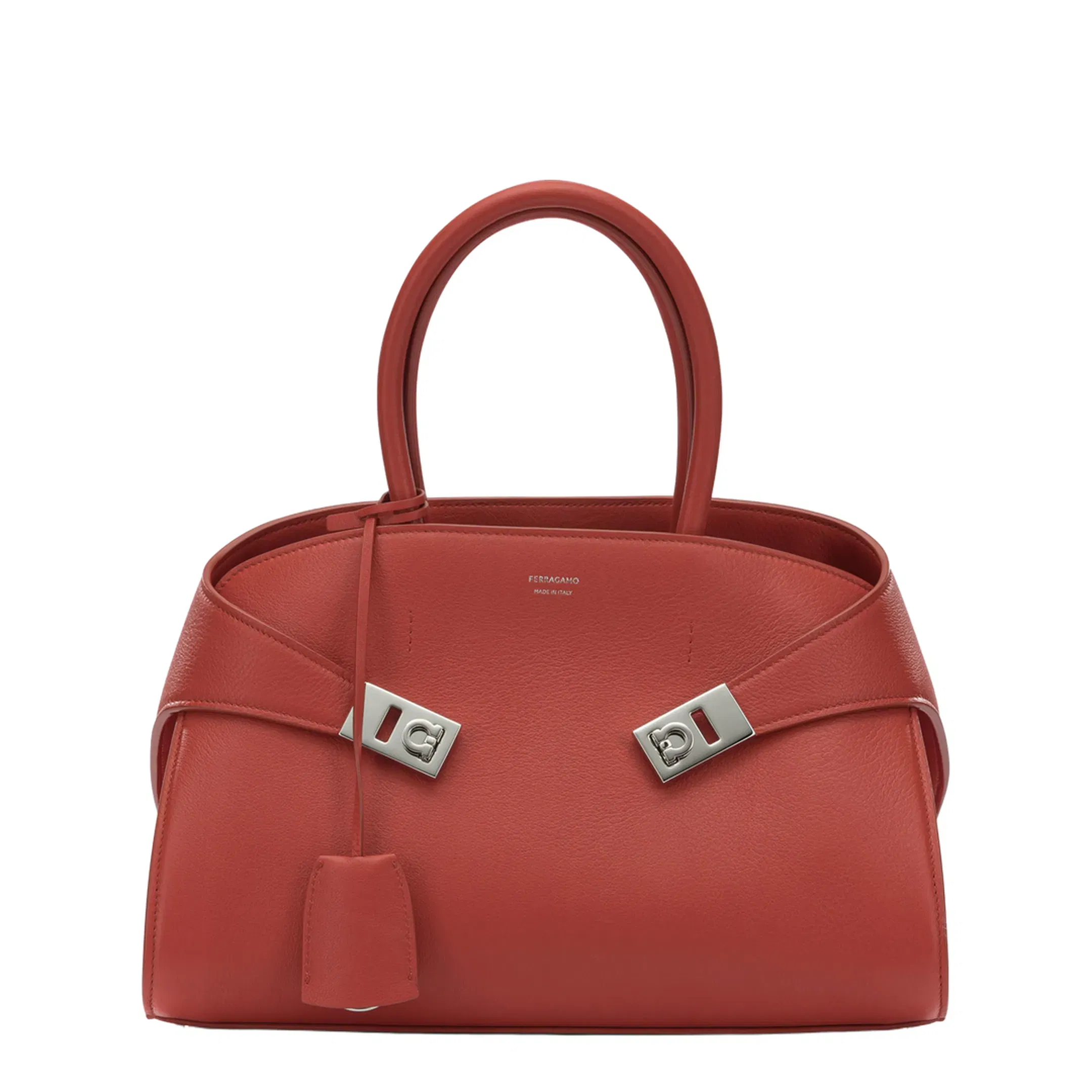 Hug Medium Handbags - Flame Red