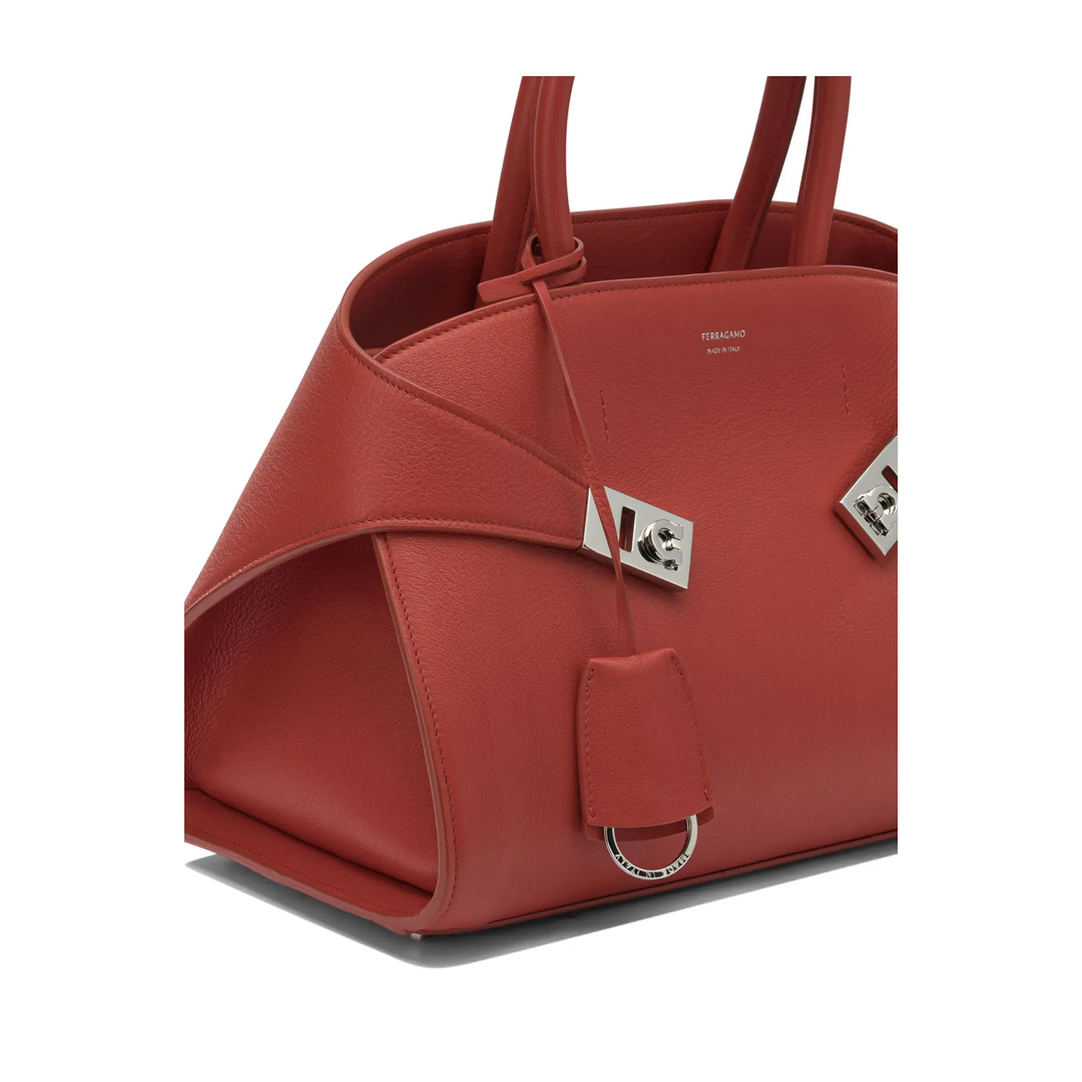 Hug Medium Handbags - Flame Red