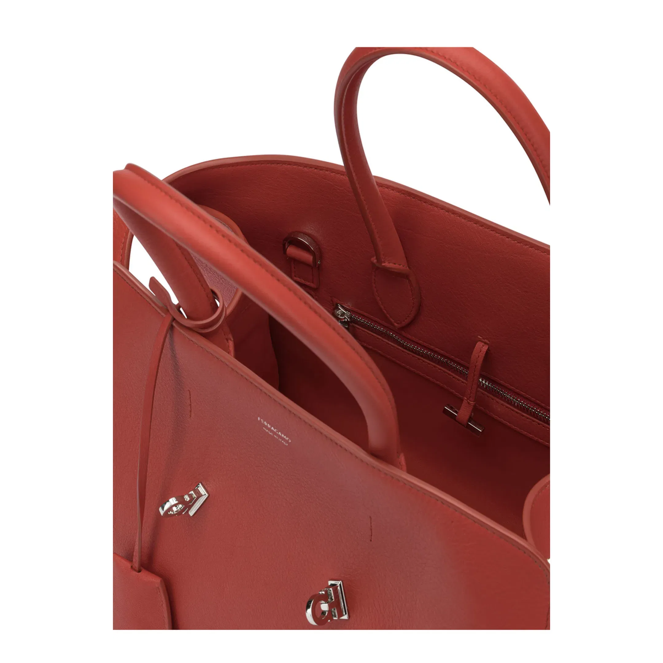 Hug Medium Handbags - Flame Red