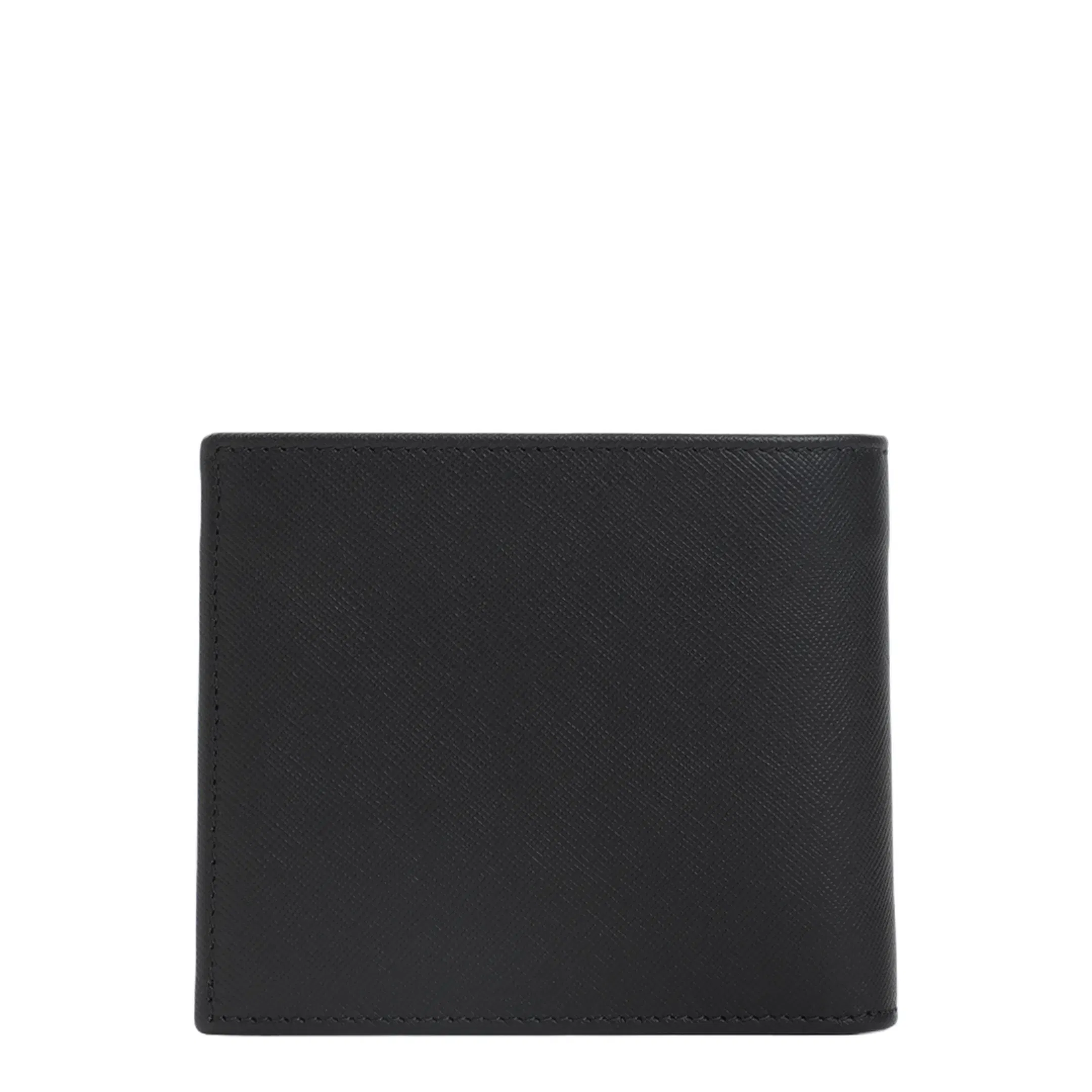 Bifold Leather Wallet - Black