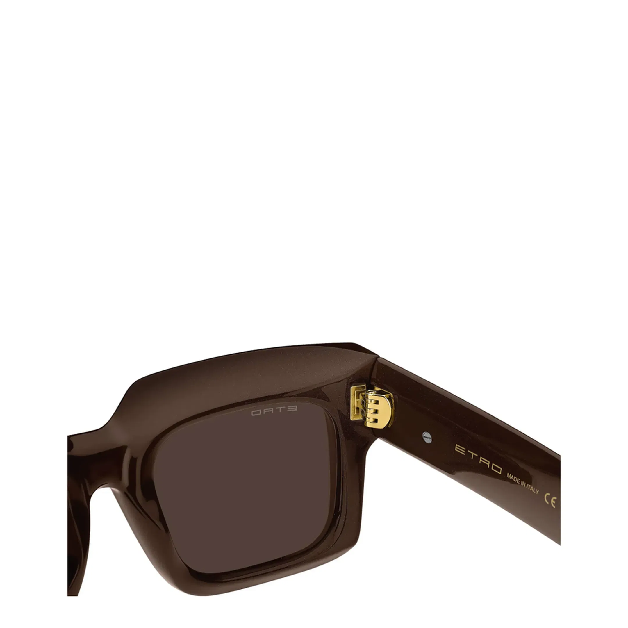 Pegaso Logo Square Sunglasses - Brown