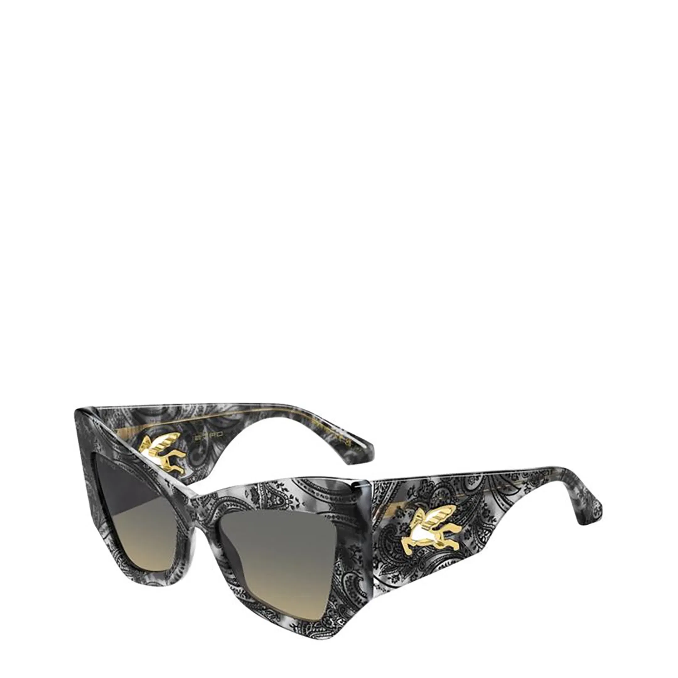 Paisley Pattern Butterfly Frame Sunglasses