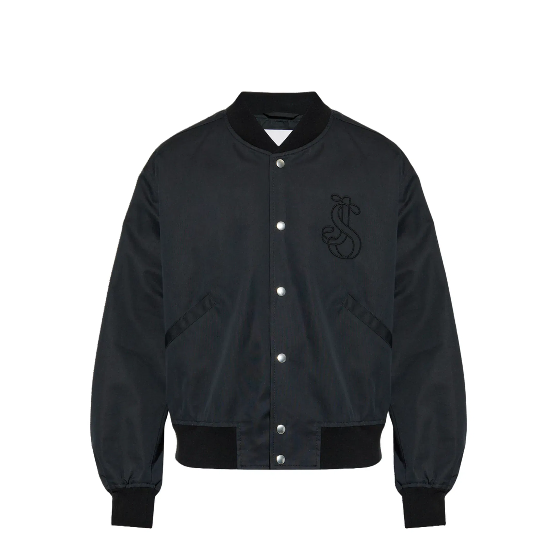 Logo Bomber Jacket - Black