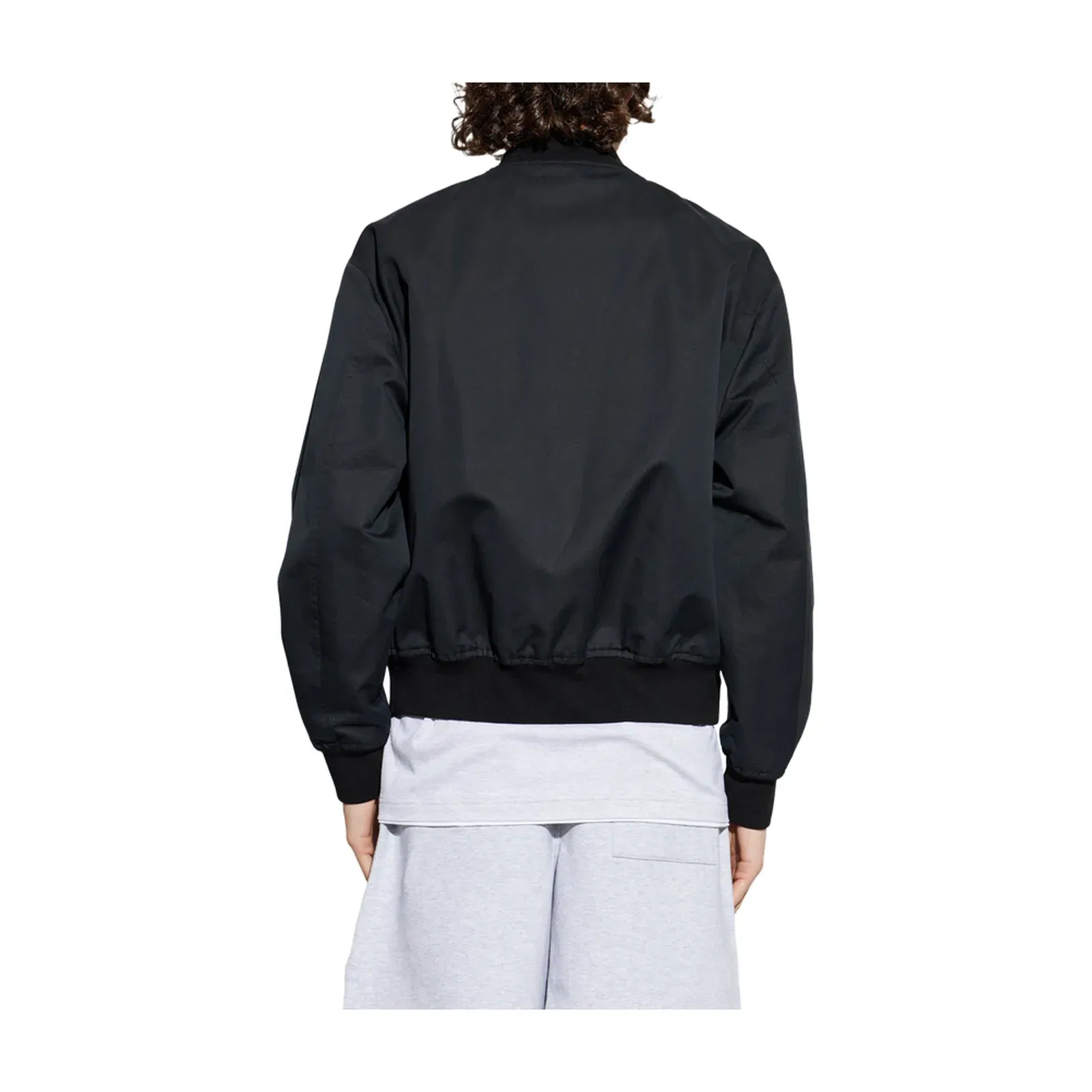 Logo Bomber Jacket - Black