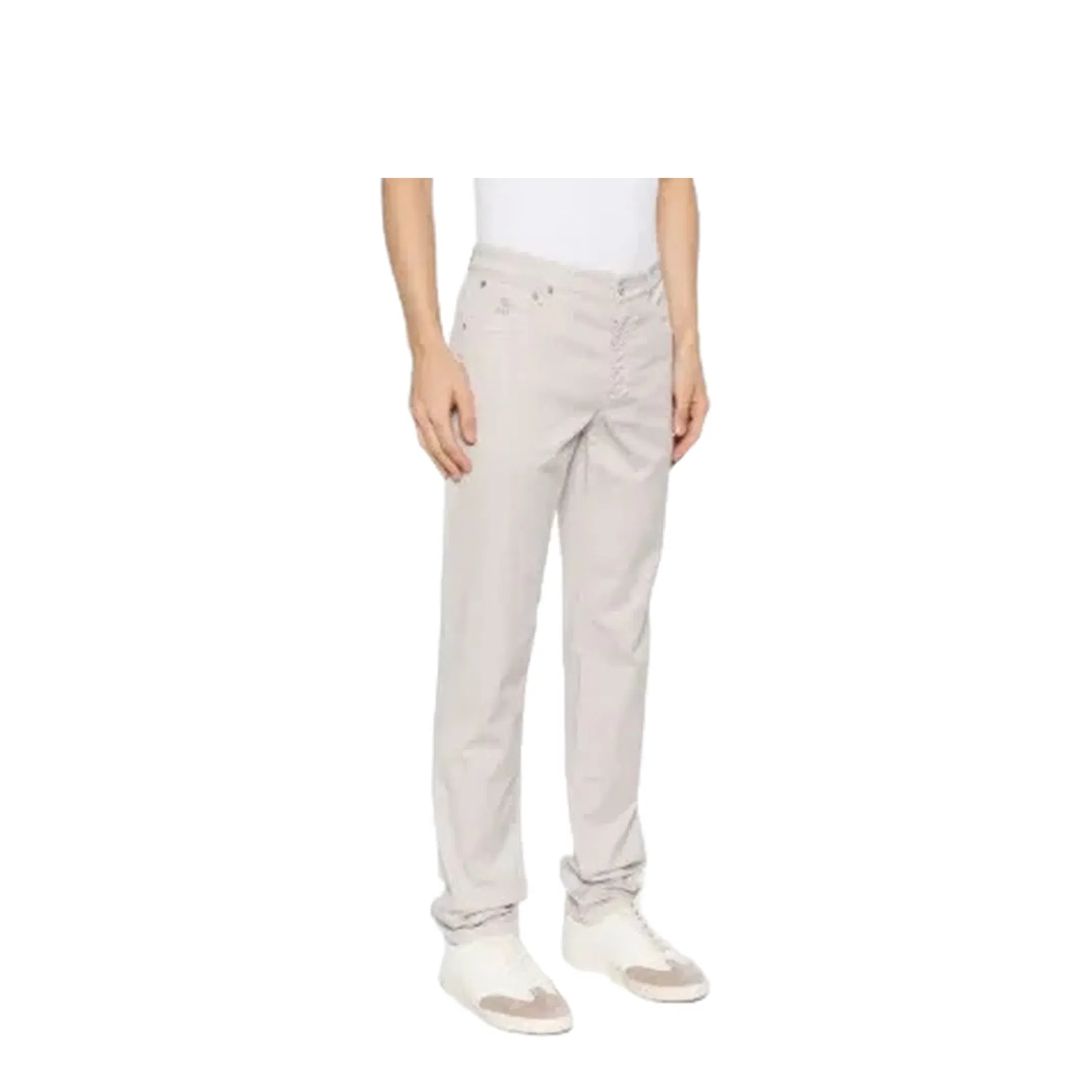 Cotton Pants - Beige