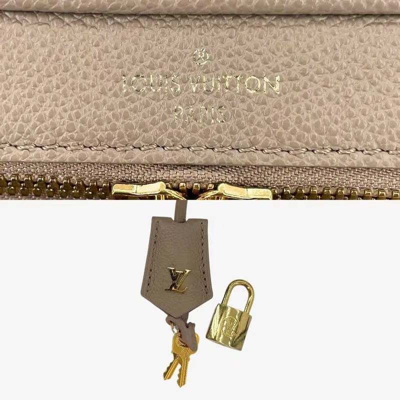 C553 - LOUIS VUITTON Gray Monogram Empreinte Vanity Bag