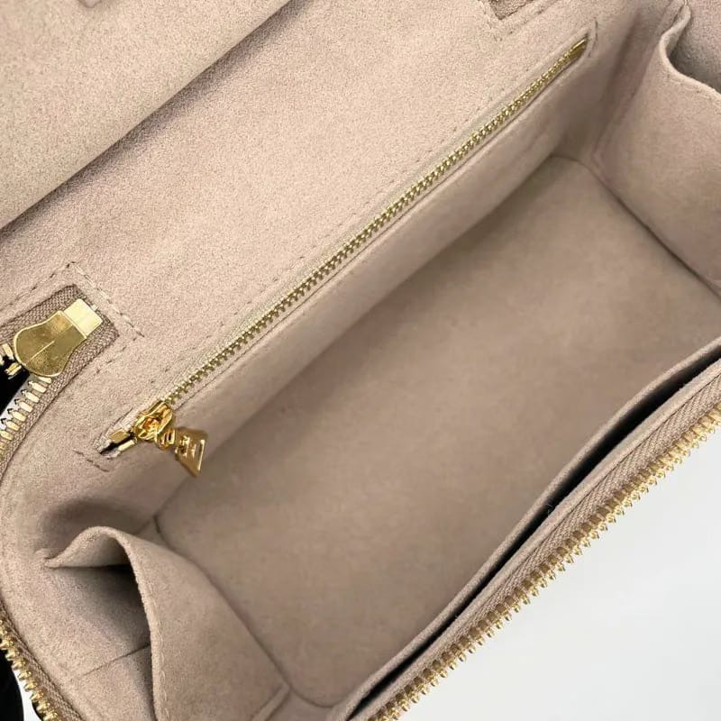 C553 - LOUIS VUITTON Gray Monogram Empreinte Vanity Bag
