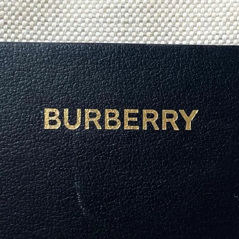 C550 - Burberry Gray Canvas Leather Small Freya Tote Bag