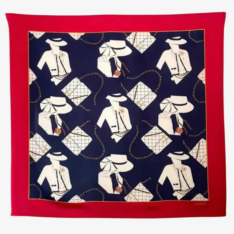 RC460 - CHANEL Vintage Silk Scarf