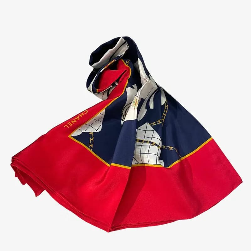 RC460 - CHANEL Vintage Silk Scarf