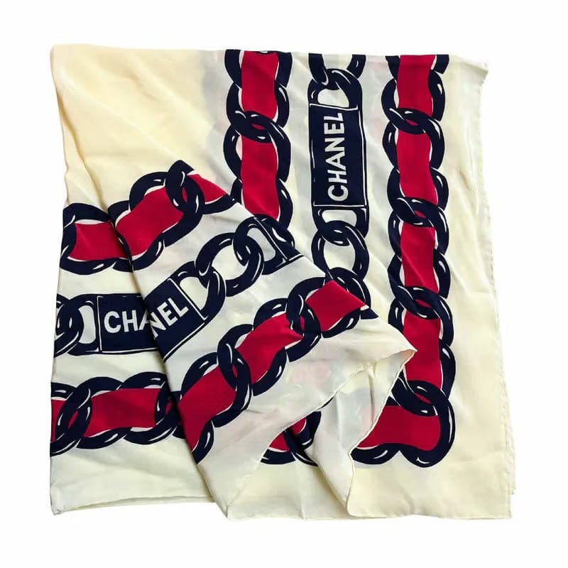 RC457 - CHANEL Vintage Silk Scarf