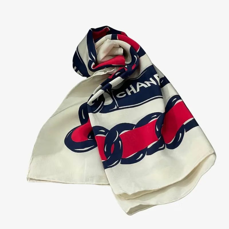 RC457 - CHANEL Vintage Silk Scarf