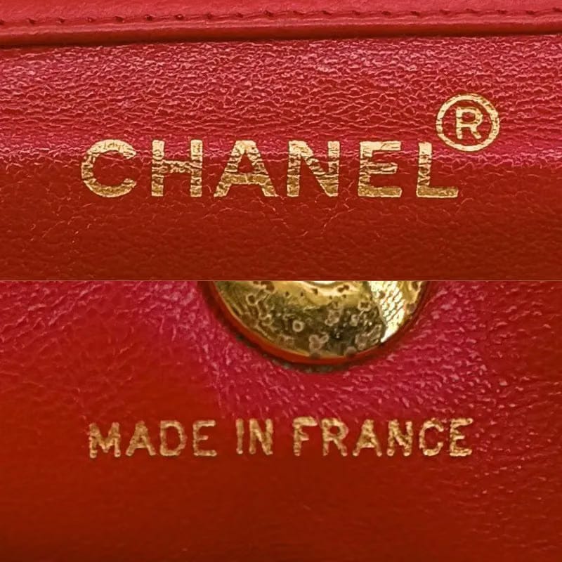 JAH176 - CHANEL Vintage Red Lambskin Duma Backpack