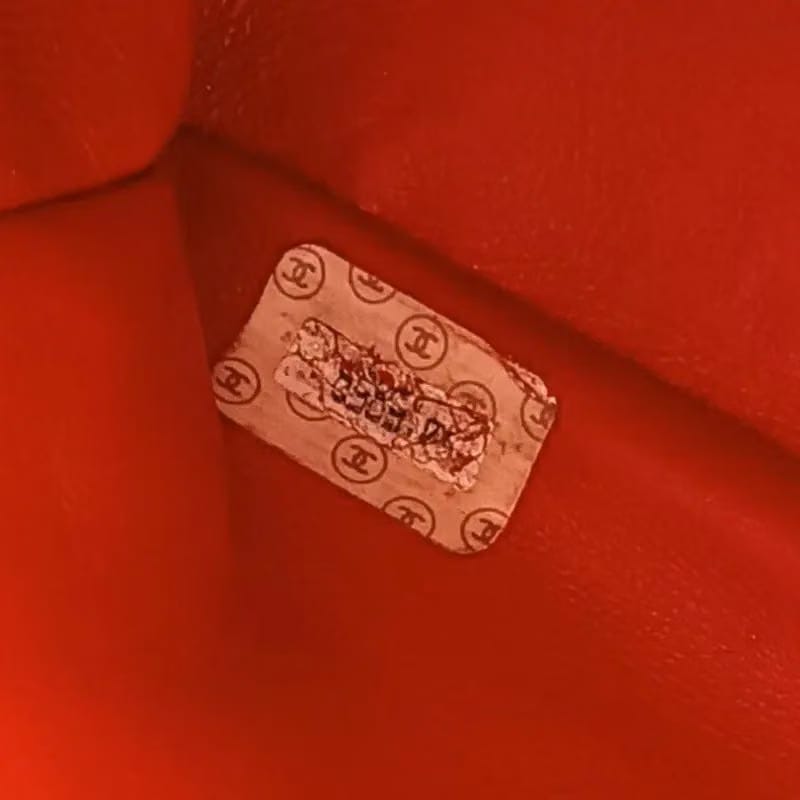 C476 - CHANEL Vintage Red Caviar Leather Double Side Shoulder Bag