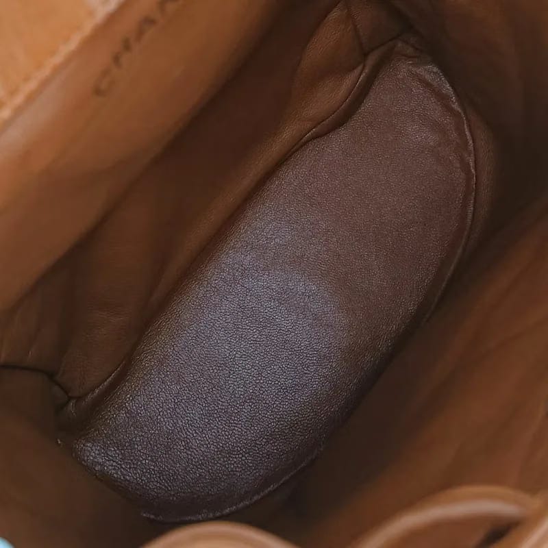 C420 - CHANEL Vintage Brown Lambskin Duma Backpack
