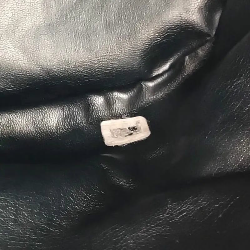 RA522 - CHANEL Vintage Black Caviar Leather Gold Ball Bucket Bag