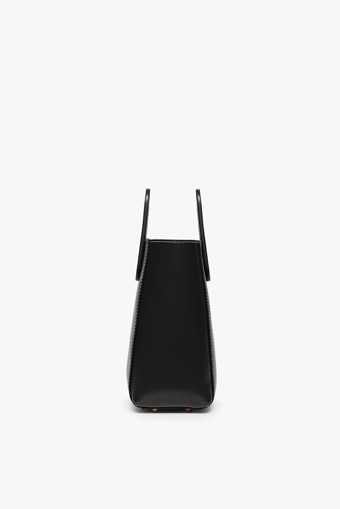 MINI SHIRLEY LEATHER BAG BLACK