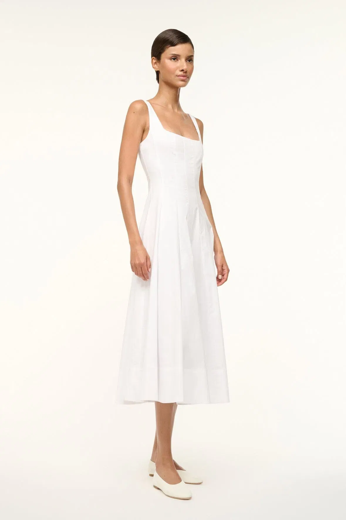WELLS DRESS WHITE
