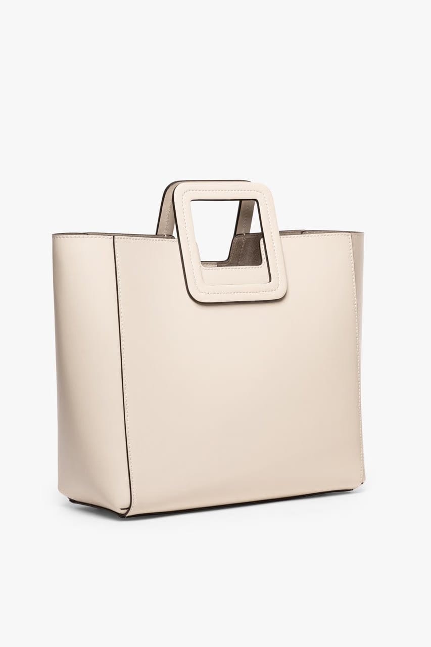 SHIRLEY LEATHER BAG CREAM