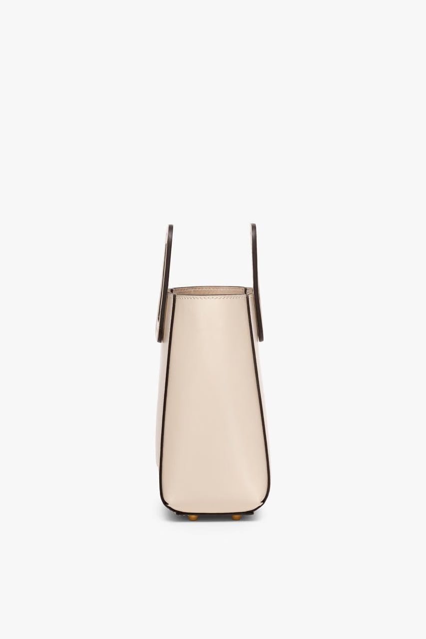 MINI SHIRLEY LEATHER BAG CREAM