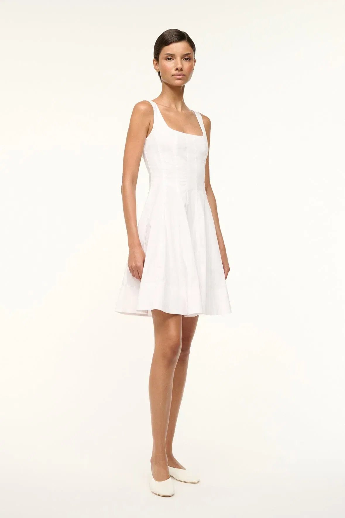 MINI WELLS DRESS WHITE