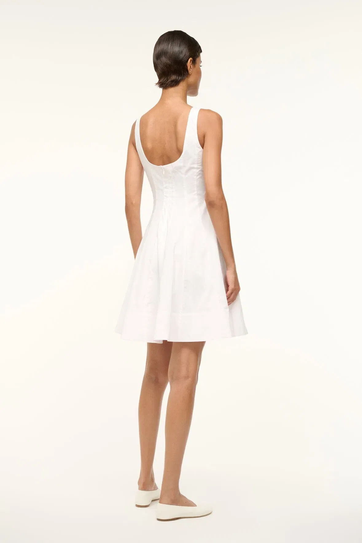 MINI WELLS DRESS WHITE