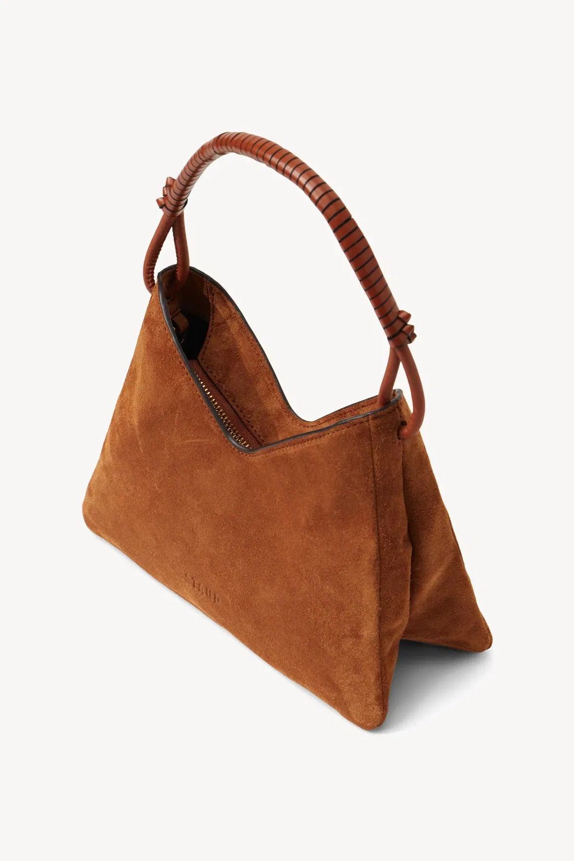 VALERIE SHOULDER BAG TAN SUEDE