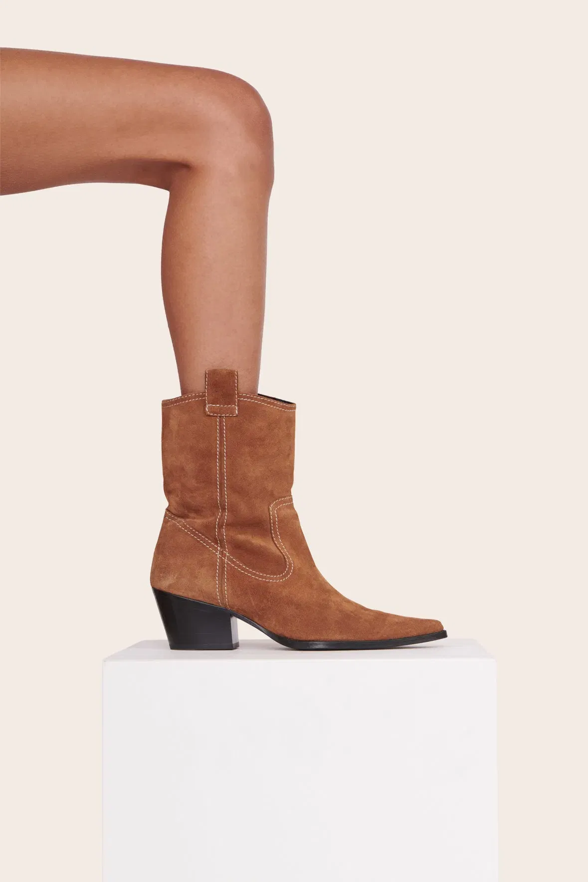 JUNE BOOT TAN SUEDE