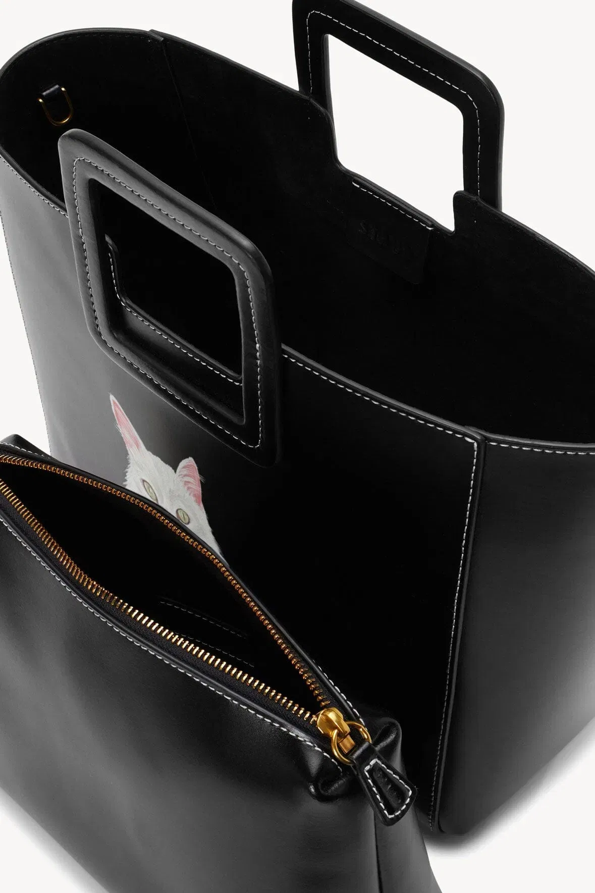 CUSTOM SHIRLEY LEATHER BAG BLACK