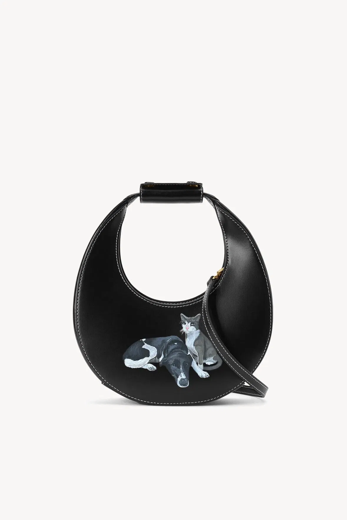 CUSTOM MINI MOON BAG BLACK
