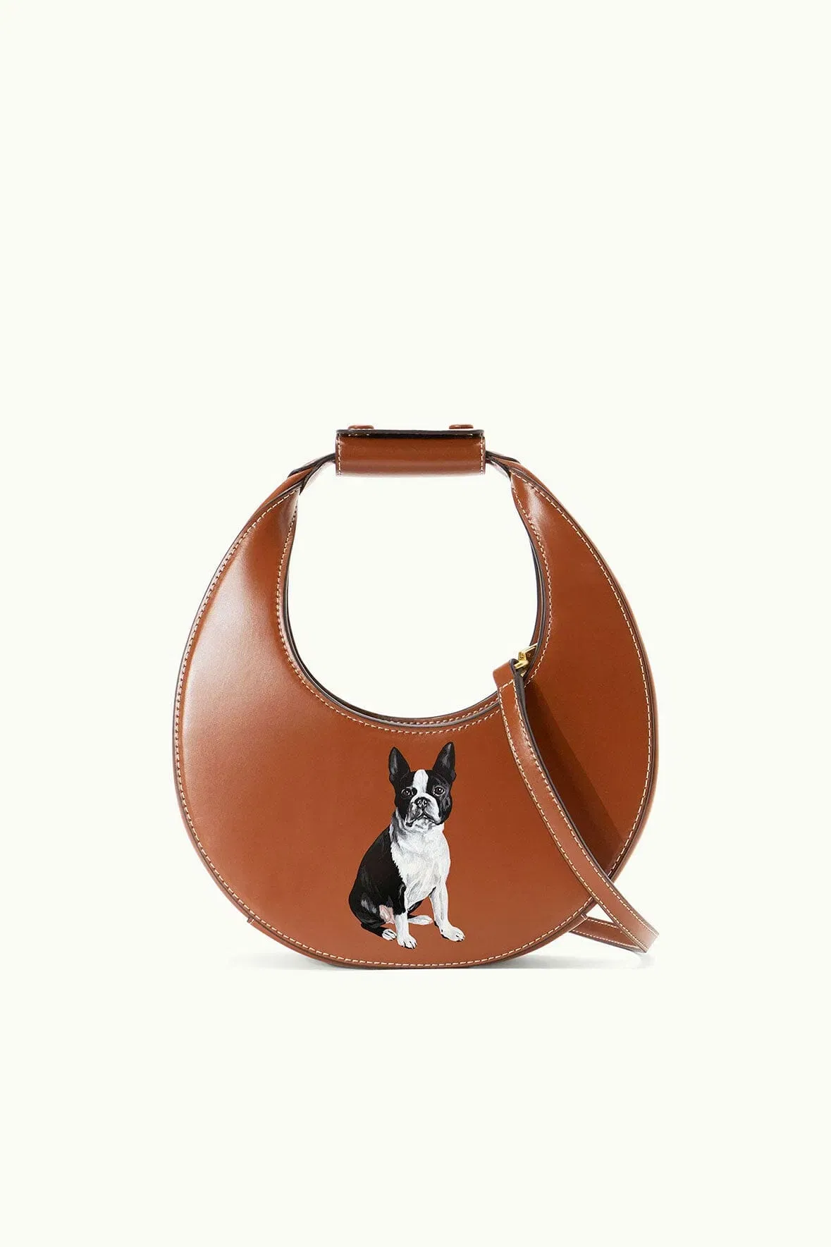 CUSTOM MINI MOON BAG TAN