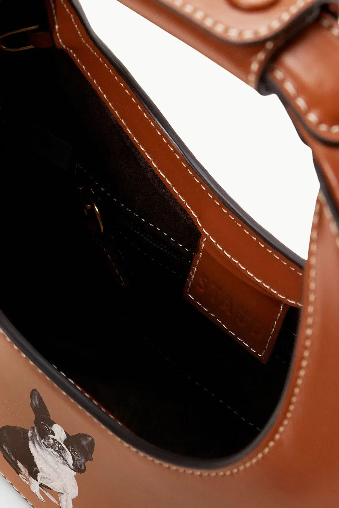CUSTOM MINI MOON BAG TAN