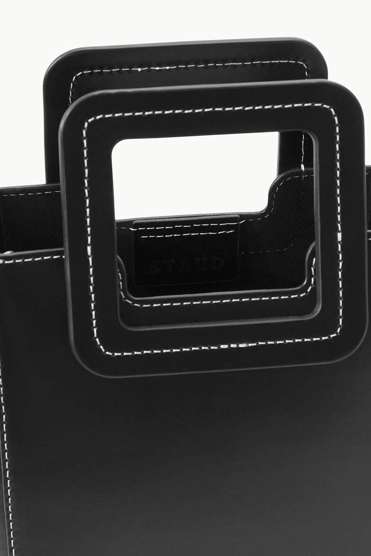 CUSTOM MINI SHIRLEY LEATHER BAG BLACK