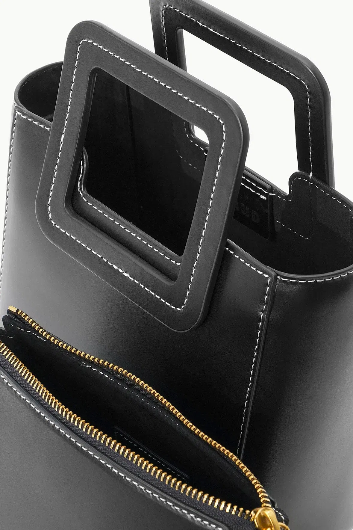 CUSTOM MINI SHIRLEY LEATHER BAG BLACK