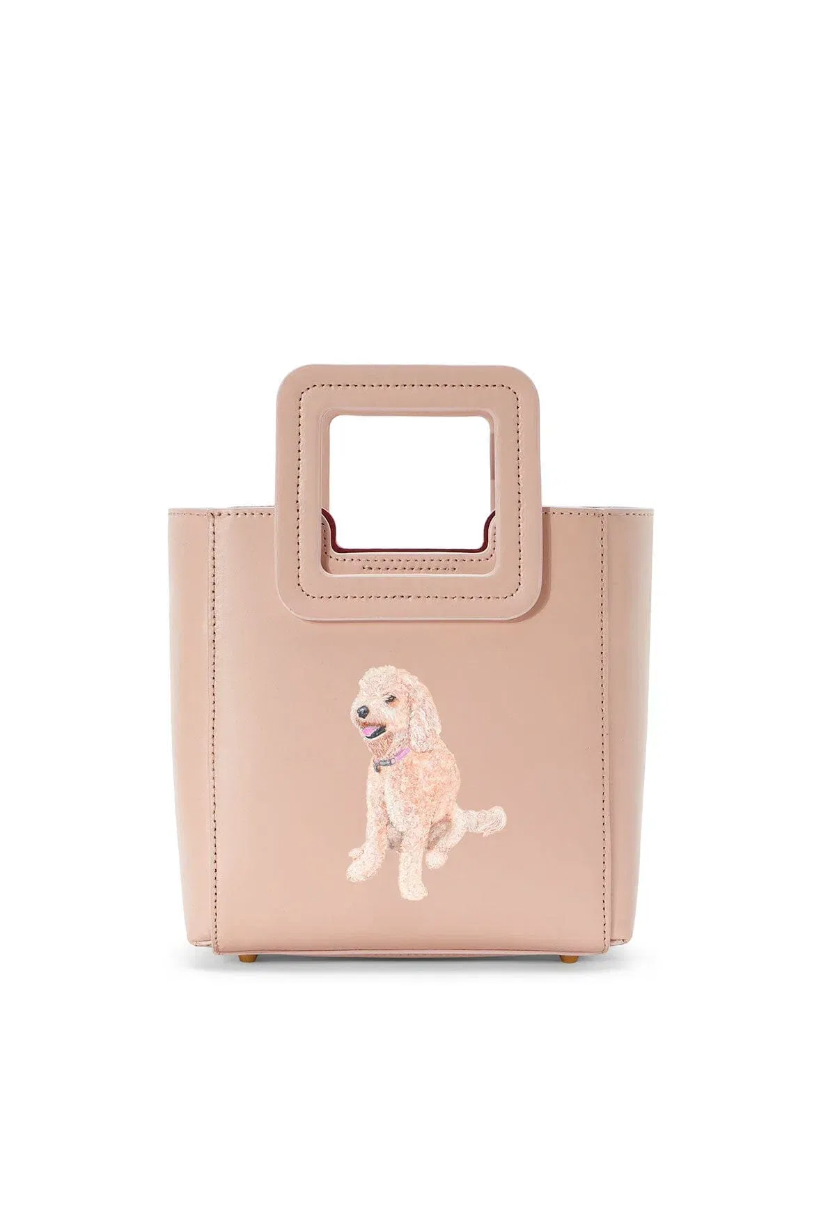CUSTOM MINI SHIRLEY LEATHER BAG BLUSH