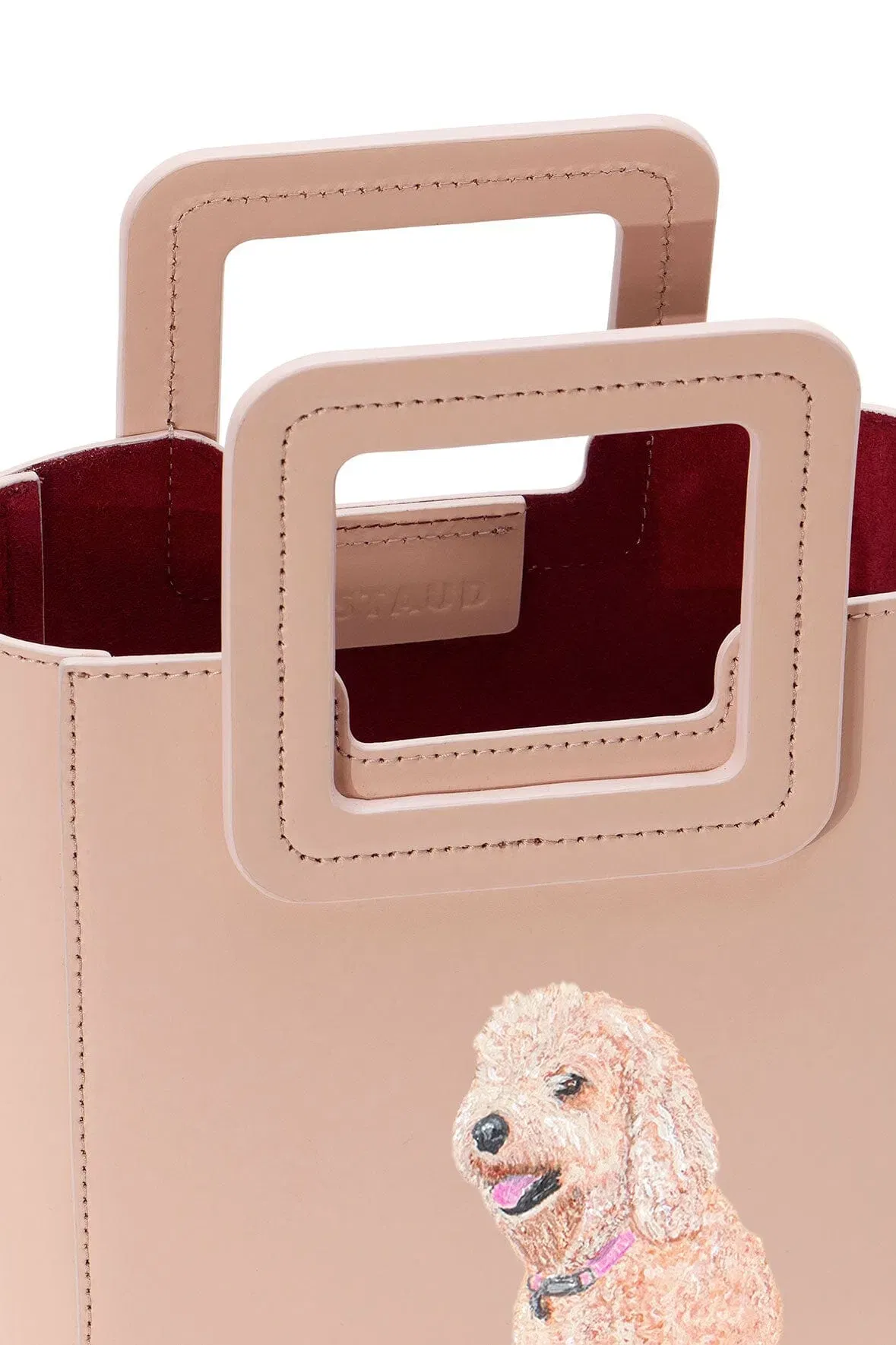 CUSTOM MINI SHIRLEY LEATHER BAG BLUSH