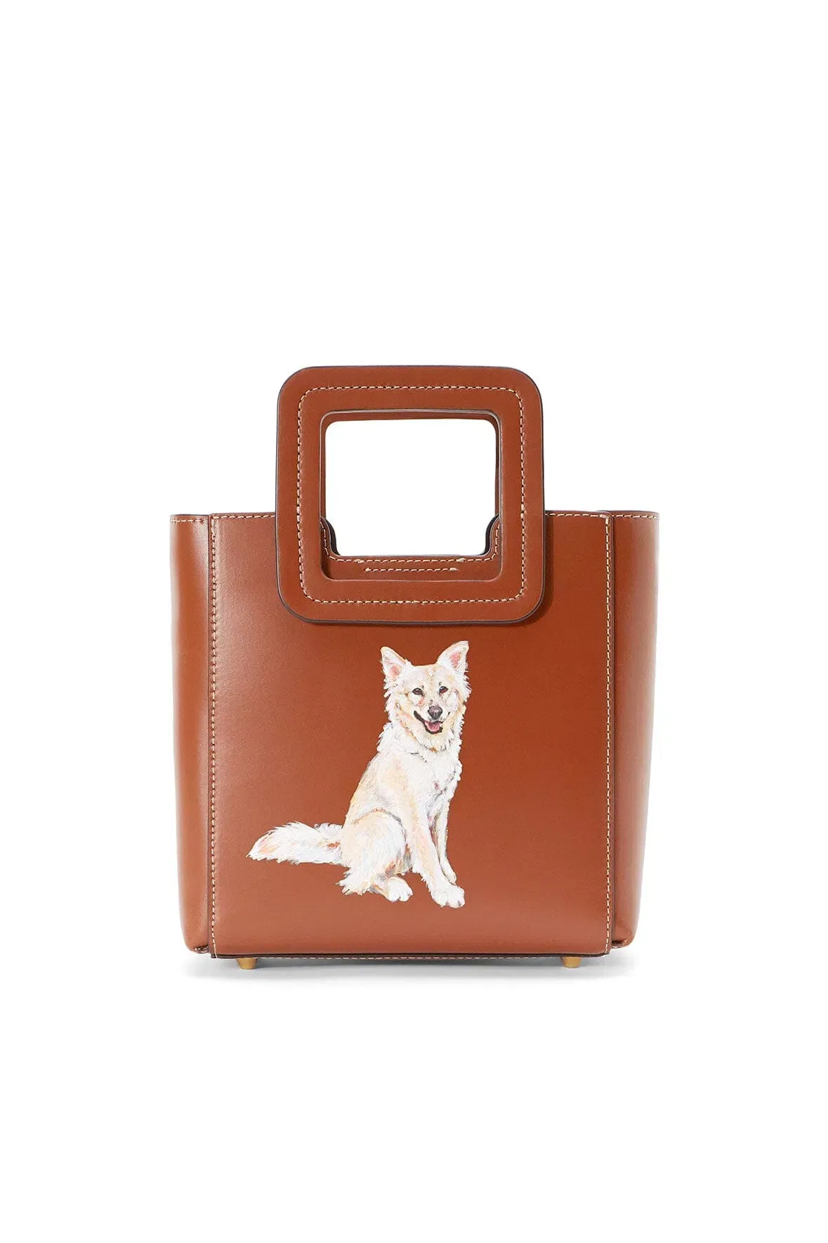 CUSTOM MINI SHIRLEY LEATHER BAG TAN