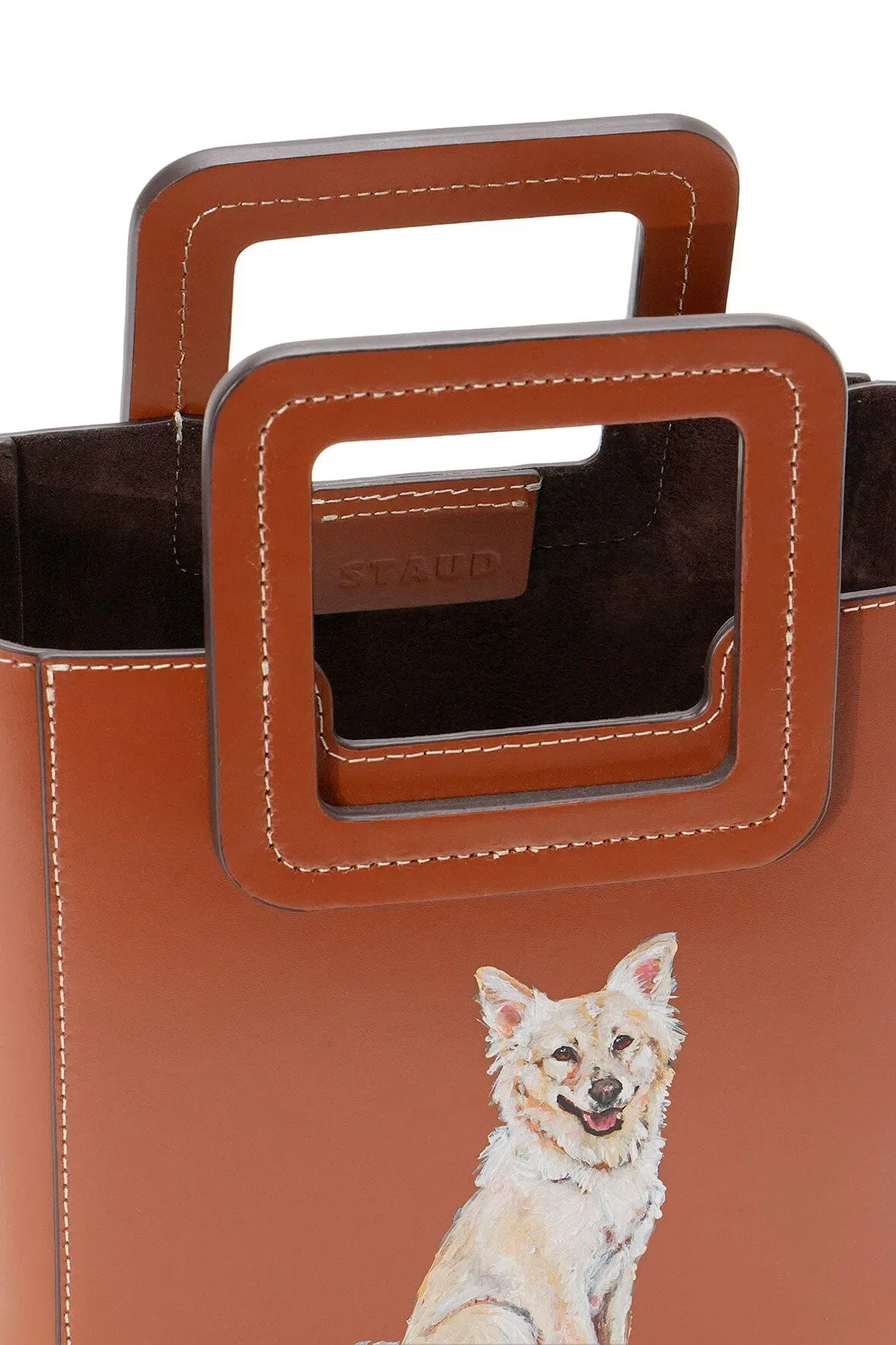 CUSTOM MINI SHIRLEY LEATHER BAG TAN