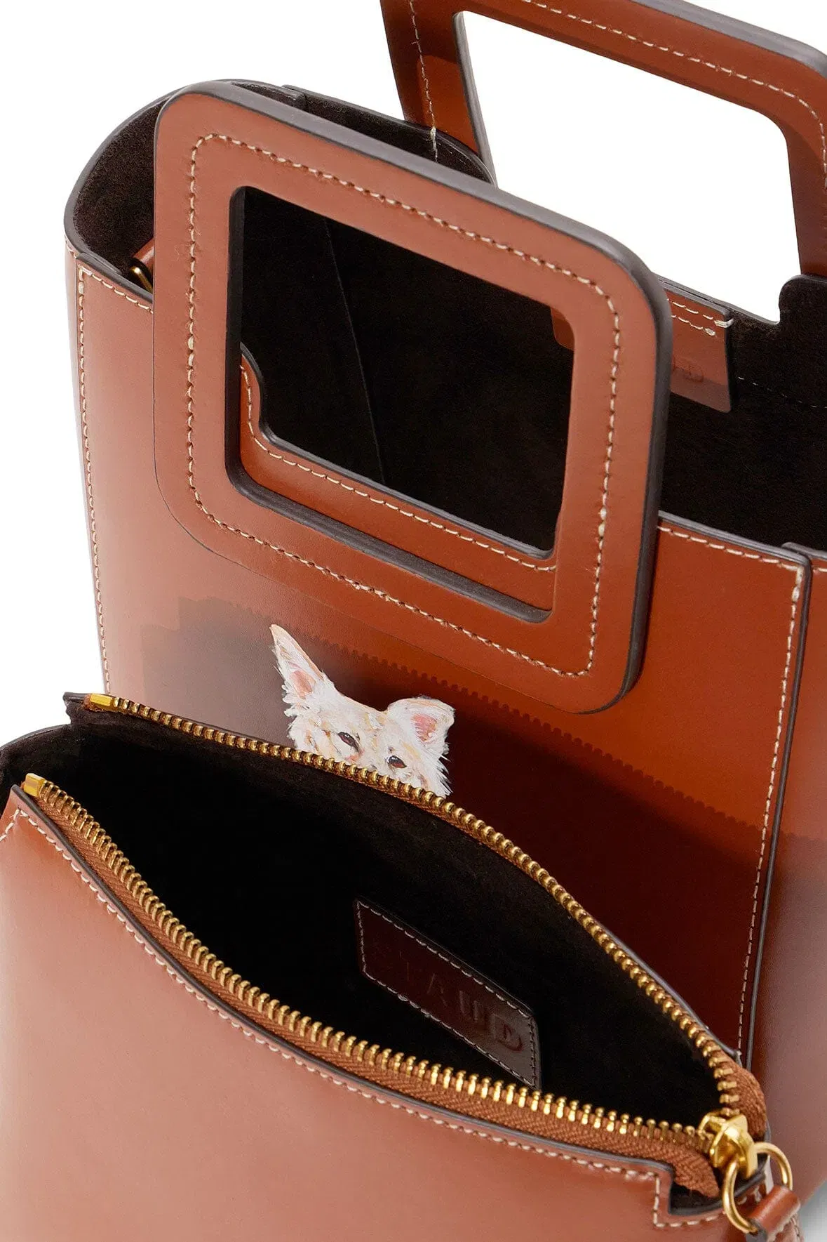 CUSTOM MINI SHIRLEY LEATHER BAG TAN