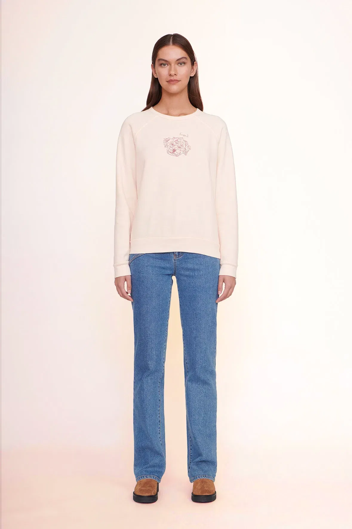 CUSTOM STAUD x C.BONZ SWEATSHIRT PINK