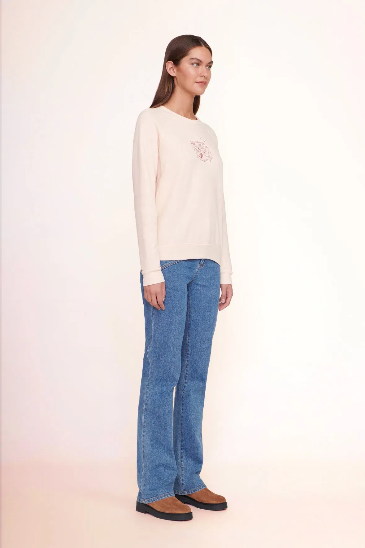 CUSTOM STAUD x C.BONZ SWEATSHIRT PINK