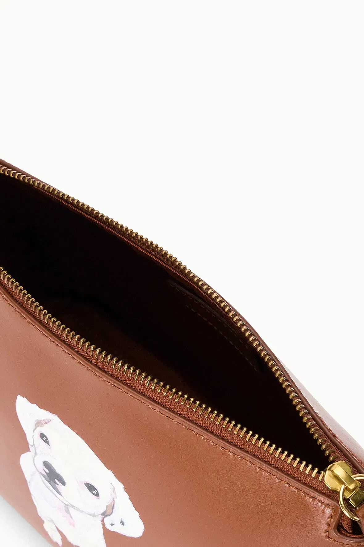 CUSTOM SHIRLEY POUCH TAN