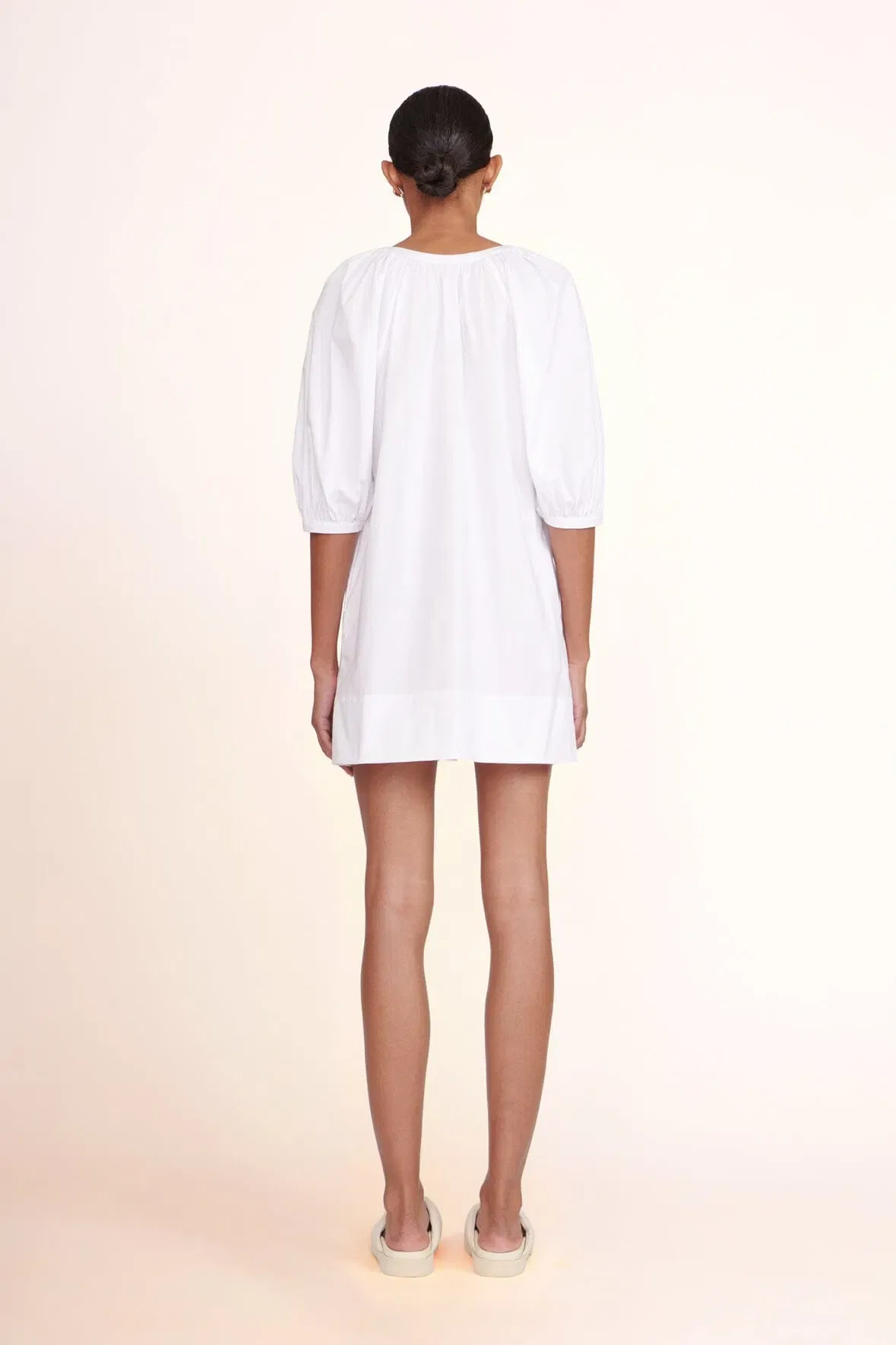 MINI VINCENT DRESS WHITE