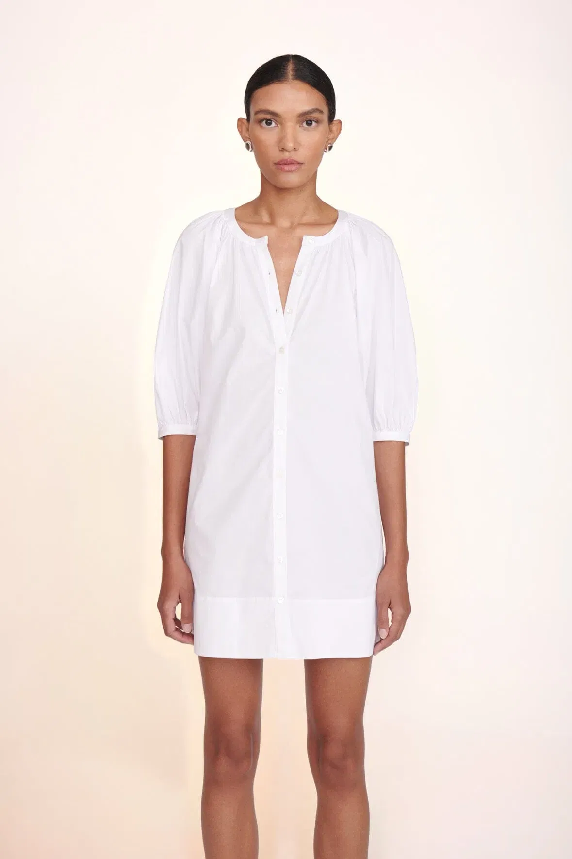 MINI VINCENT DRESS WHITE