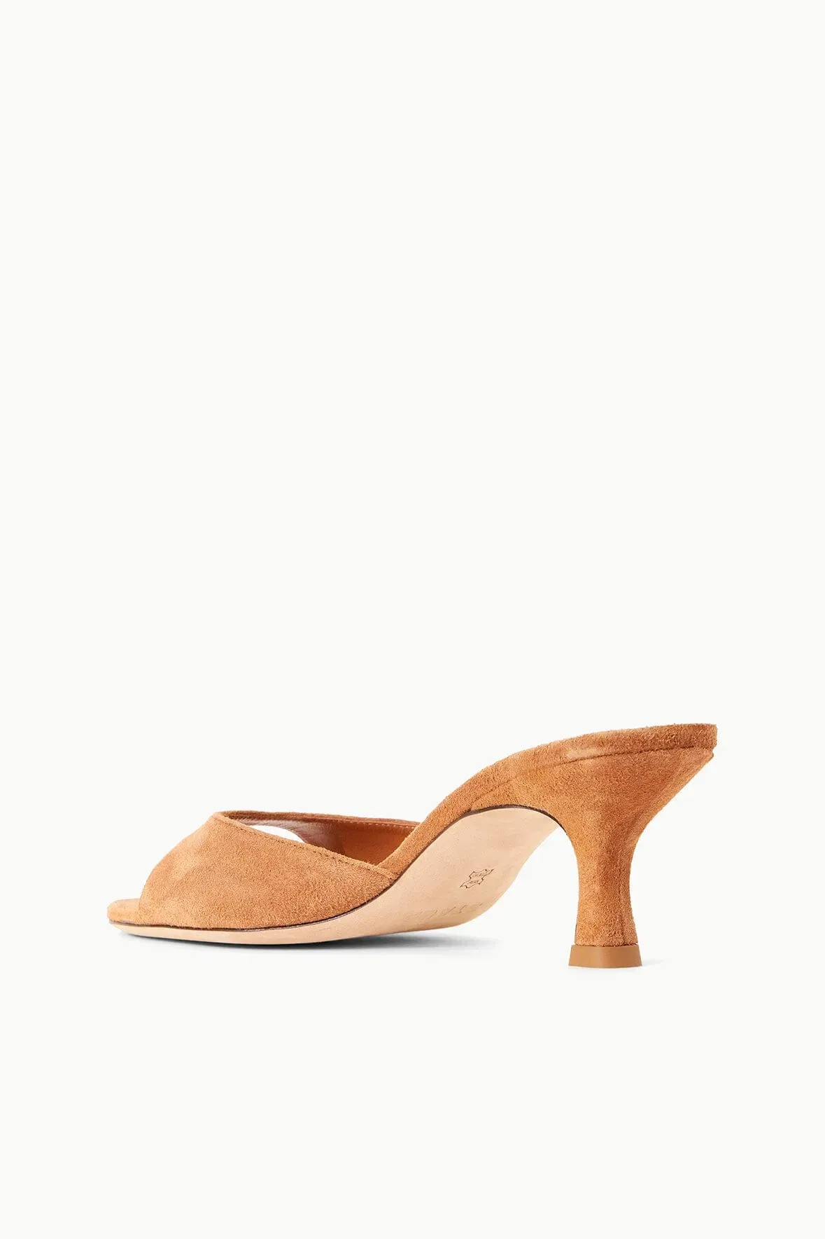 BRIGITTE SUEDE MULE TAN