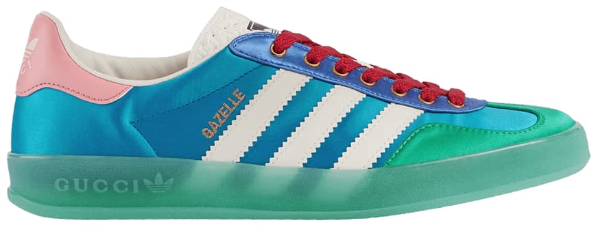 Adidas x Gucci Wmns Gazelle 'Light Blue Silk'