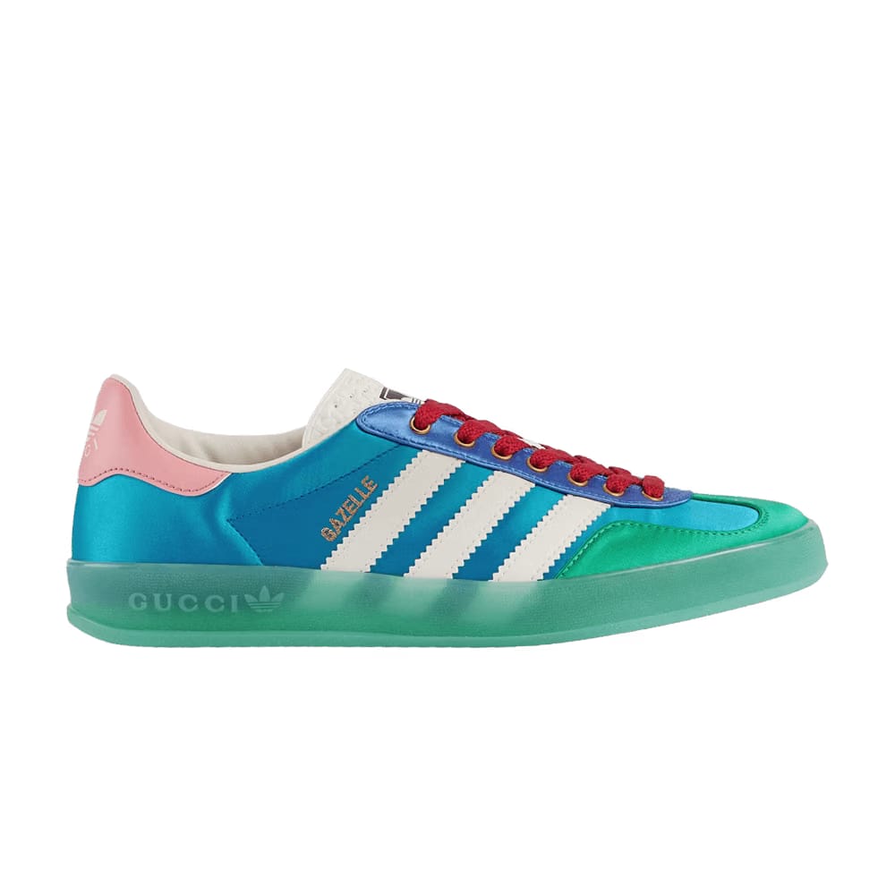 Adidas x Gucci Wmns Gazelle 'Light Blue Silk'